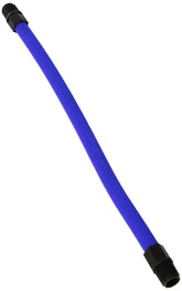 Orbit Cobra 18-inch flexible riser demonstrating bend for tight-space sprinkler head placement
