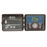 Orbit Easy Set Logic timer unit with multi-zone control for efficient irrigation.