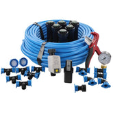 Orbit large-area all-in-one sprinkler system demonstrates effortless yard irrigation.