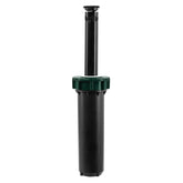Orbit professional hard top spray head with metal cap protection for roadside installations.
