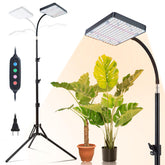 Orchbloom 25W grow light on a sturdy stand for adjustable indoor illumination.