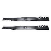 Oregon Gator G3 blades, front view, ready for efficient mulching and clean cuts