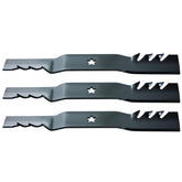 Oregon Gator G3 blades 3-pack for durable mulching and replacement.