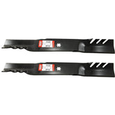 Oregon Gator G5 edge close-up showing a durable fused edge for mulching blades
