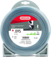 Oregon Magnum Gatorline 0.095 square-profile trimmer line for clean cuts in dense weeds.