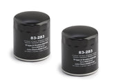 Oregon pack of 2 oil filters, reliable replacement for Briggs Stratton, John Deere, and Toro engines.