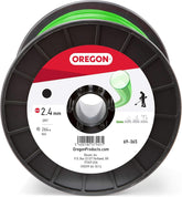 Oregon round line on a donut-spool design for tangle-free replacement.