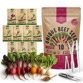 Organo Republic 10-rare beet seeds pack bag enables indoor and outdoor gardening.