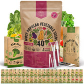Organo Republic 40-seed variety pack for a diverse home garden and harvests