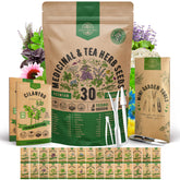 Organo Republic seed pack inside a resealable bag for easy storage.