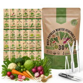 Organo Republic winter seed pack on a tray, ready for planting indoors or outdoors