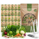 Organo Republic winter seeds pack with diverse varieties for year-round harvest.