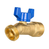 ORIANSE brass garden hose bibb front view, sturdy outdoor-grade construction.