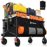 Originsure 220L collapsible wagon folded for compact storage and portability.