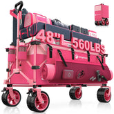 Originsure foldable wagon fully open showing large capacity for groceries