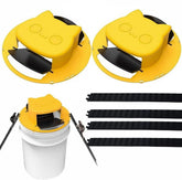 ORIVO bucket trap lid with auto-reset design for efficient rodent control indoors.