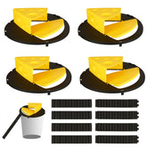 Ormark 4-Pack mouse trap bucket front view for quick indoor setup