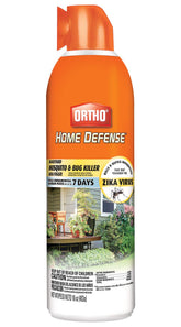 Ortho Home Defense Area Fogger releases outdoor mist to protect seating areas.