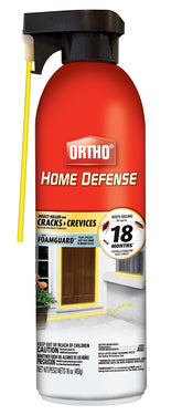Ortho Home Defense cracks-and-crevices foam in action for long-lasting indoor pest control