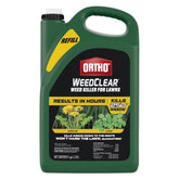Ortho WeedClear lawn refill bottle ready for easy weed control.