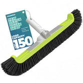 OSAMEDA 18in pool brush head with curved ends improving reach for walls and floors