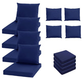 Oslimea blue back cushion cover in 24x20 size, outdoor protection and fresh look