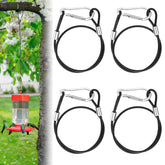 Otoolling bird feeder cable with hook, 18-inch length for secure outdoor hanging of feeders.