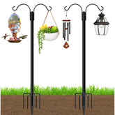 Ottsuls bird feeder pole 2-pack ready for outdoor use.