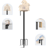Ottsuls 76-inch bird feeder pole ready for durable outdoor viewing.