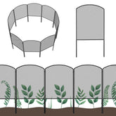 OUSHENG mesh fence with arched design blocks small animals near plants