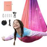 OUTREE sensory swing for kids with calming visuals for focused play