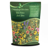 Outsidepride Mountain Wild Flower Seed Mix Pack for high-elevation beds, vibrant color.