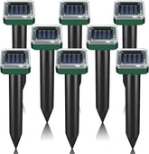 outtkitywi solar mole repellent spikes pack guarding lawns from burrowing pests