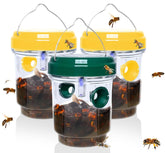 Outtkitywi Wasp Trap hanging outdoors reduces pests in your garden