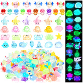 Outus luminous axolotl mini resin figure glows softly for decorative accents
