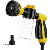 OUTWAY garden hose nozzle with 8-pattern spray for versatile watering tasks.