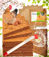 OVESD 3x-thick nesting pads pack for durable, reusable coop bedding.