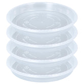 OVZILKI plant saucer 16-inch top view keeps pots clean and water contained.