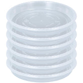 OVZILKI plant saucer 8-inch clear packaging protects floors from drips