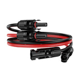 OWINUSTECH solar cable 3ft red and black for easy polarity identification and setup.