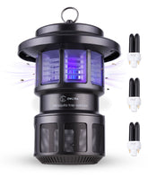 OWLTRA OMT-L20 trap outdoors at dusk attracting insects safely.