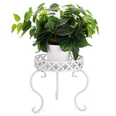OwnMy round iron plant stand for stable indoor display
