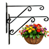 oxcjoapn metal plant hanger wall 2-pack showcases outdoor-ready construction for planters.