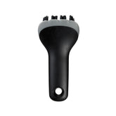 OXO Good Grips electric grill brush front view for efficient ridged surface cleaning