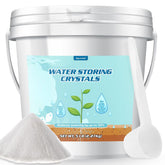 Oycevila 5LB water crystals bottle showing long-lasting soil hydration