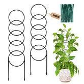 OYOEETD plant trellis indoor 17.5 inch supports climbing plants in pots.
