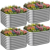 OZMSHF 2x2ft raised bed assembly showing quick tool-free setup for busy gardeners