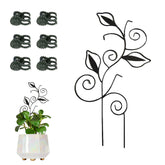 Paalee leaf-shaped trellis for indoor plants with clips for easy training.