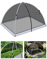 Pacetap pond cover dome assembly demonstrates simple setup and protective coverage.