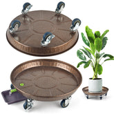 PACETAP round plant stand with wheels for easy indoor and outdoor mobility